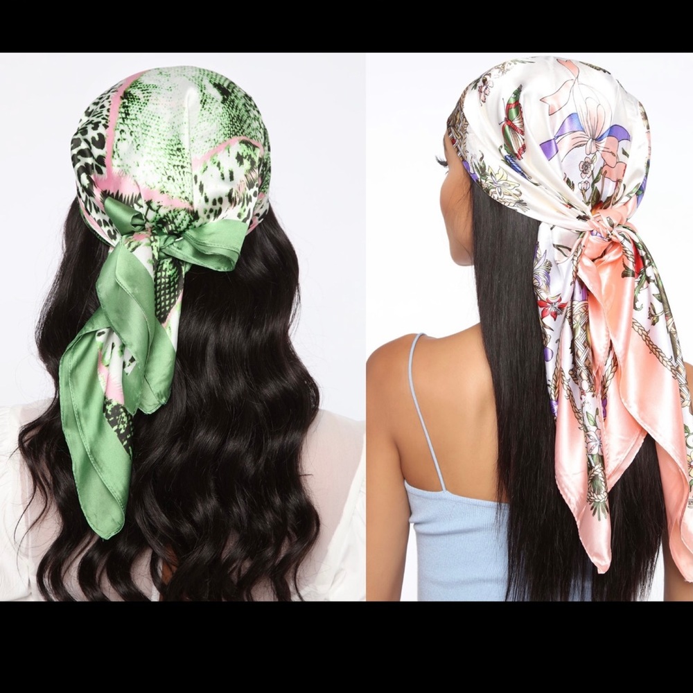 2 Fashion Nova Headscarfs